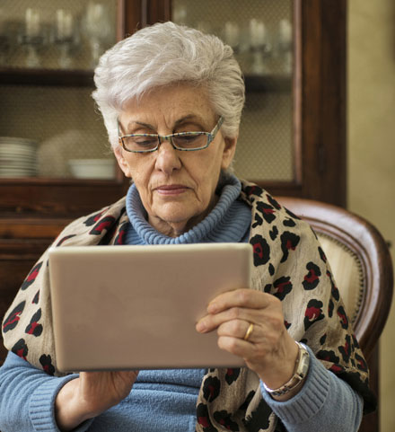 Elderly Ipad